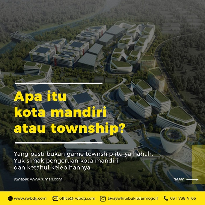 Apa itu kota Mandiri atau Township?