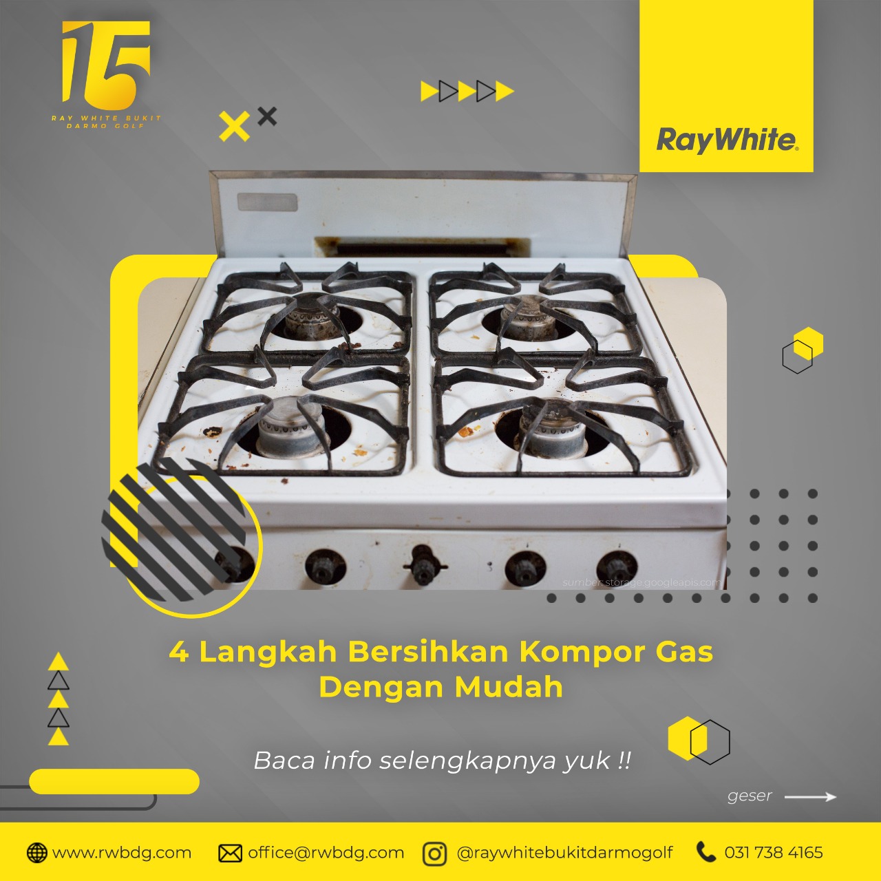 4 Steps To Clean Your Gas Stove Easily