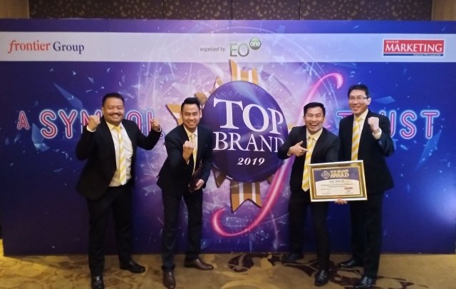 Ray White Indonesia Kembali Meraih Penghargaan Top Brand Awards 2019, “selama 7 Tahun Berturut-turut”.