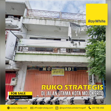 Ruko Strategis di Jalan Utama Kota Mojokerto - Jl. Mojopahit